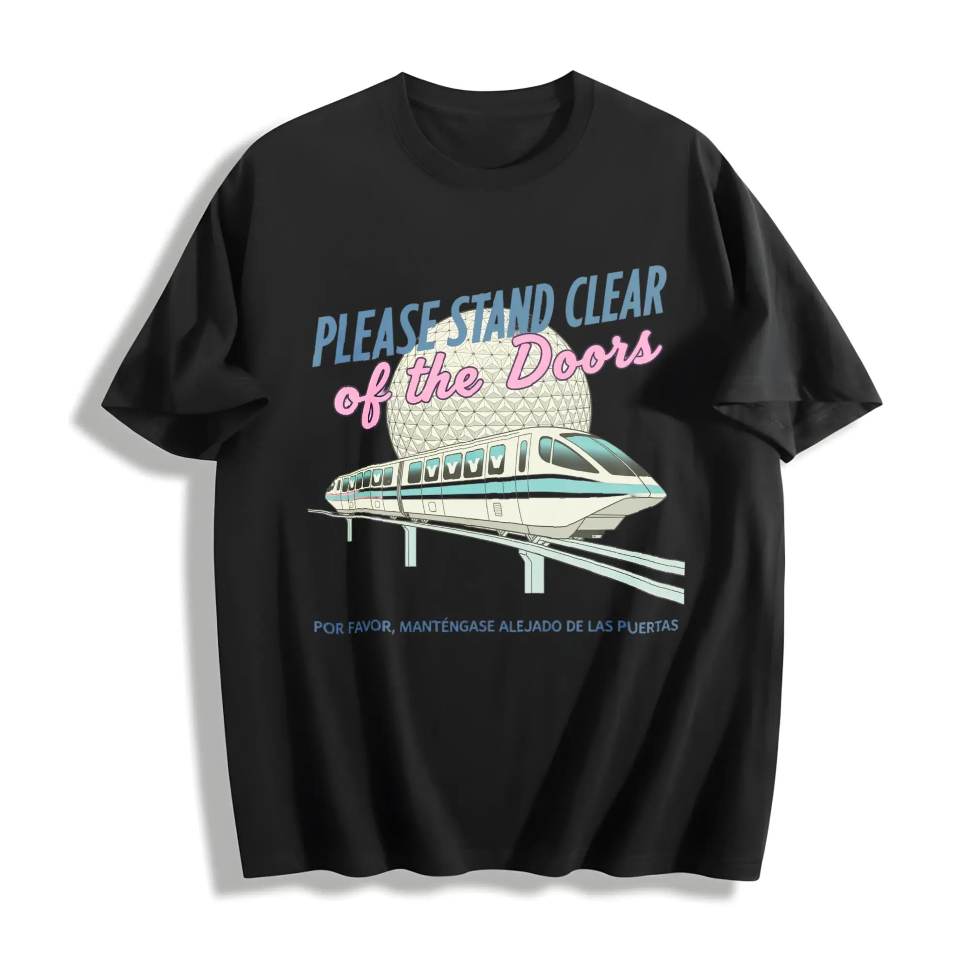 Monorail Inspired T-shirt, Please Stand Clear of the Doors Graphic Tee, Epcot Spaceship Earth Shirt, Matching Family Vacation Tee