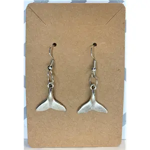 Whale / Dolphin Fin Earrings