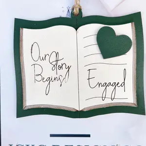 Our Next Chapter Christmas Ornament, Engaged Christmas Ornament Gift
