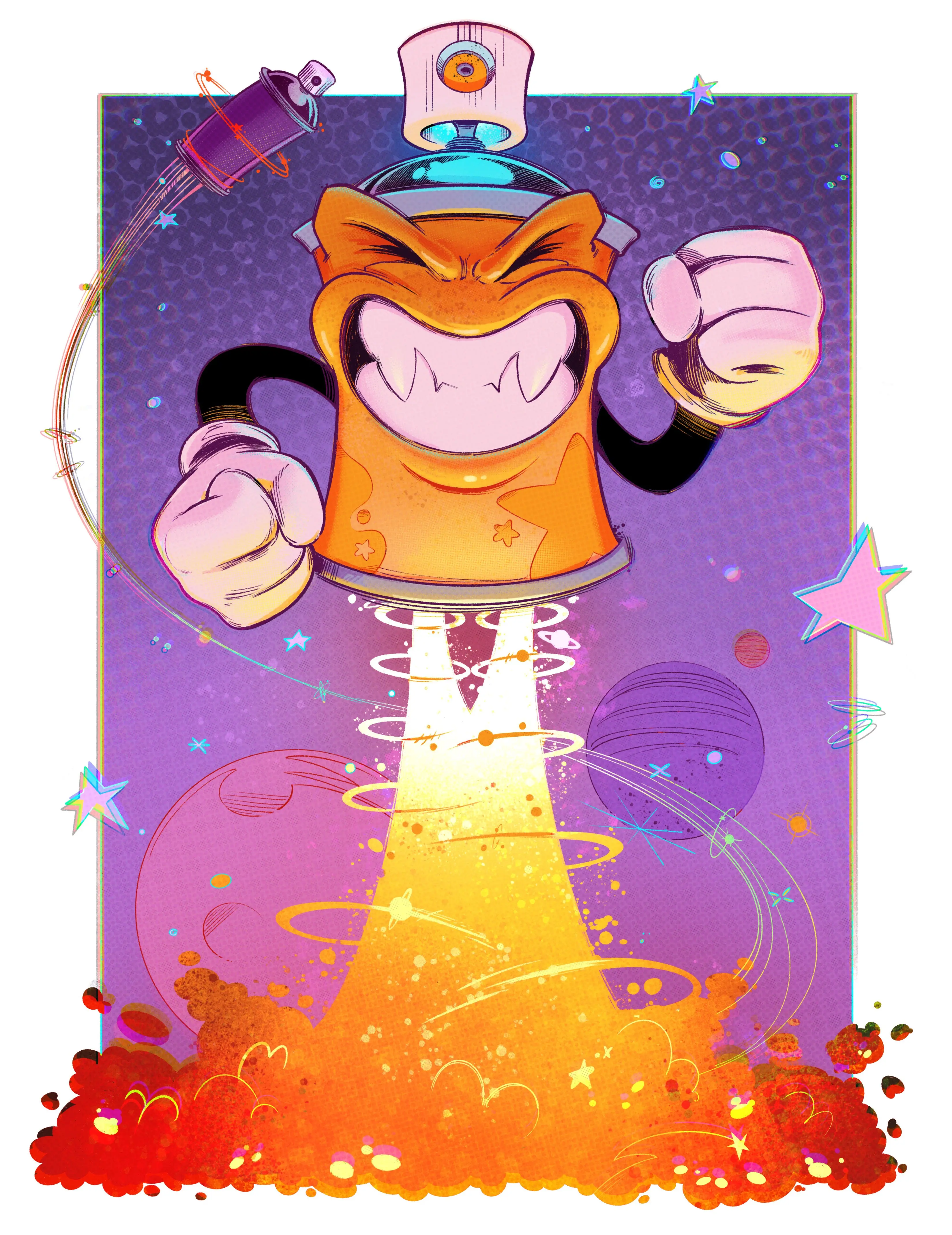 "SOLAR STAR" 11"x 17" PRINT
