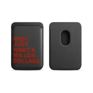 Friend leather card wallet phone card holder, suitable for magnetic phone cases, fits all iPhone phone backpacks, compatible with iPhone 17/16/15/14/13/12/11, waterproof, shockproof, scratch-resistant, a holiday gift for friends, family, and yourself