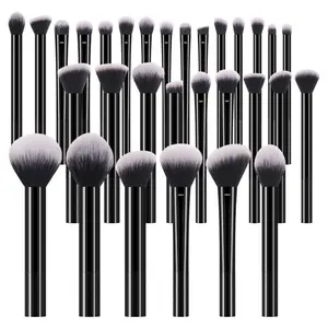 15/20/25/30PCS Makeup Brush Sets Premium Synthetic Hair  Eyeshadow Blending Brush Sets Cosmetics Tools