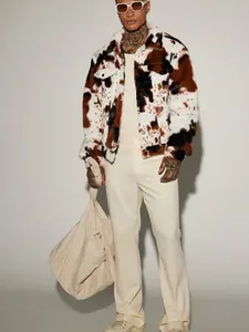 The "Whole Lotta Money" Faux Fur Trucker Jacket - Plush Texture & Killer Style!