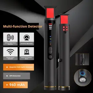 T016 Smart Bug Detector Hidden Camera Finder RF Signal Scanner GPS Tracker Anti Spy with Infrared Night Vision for Hotel Travel