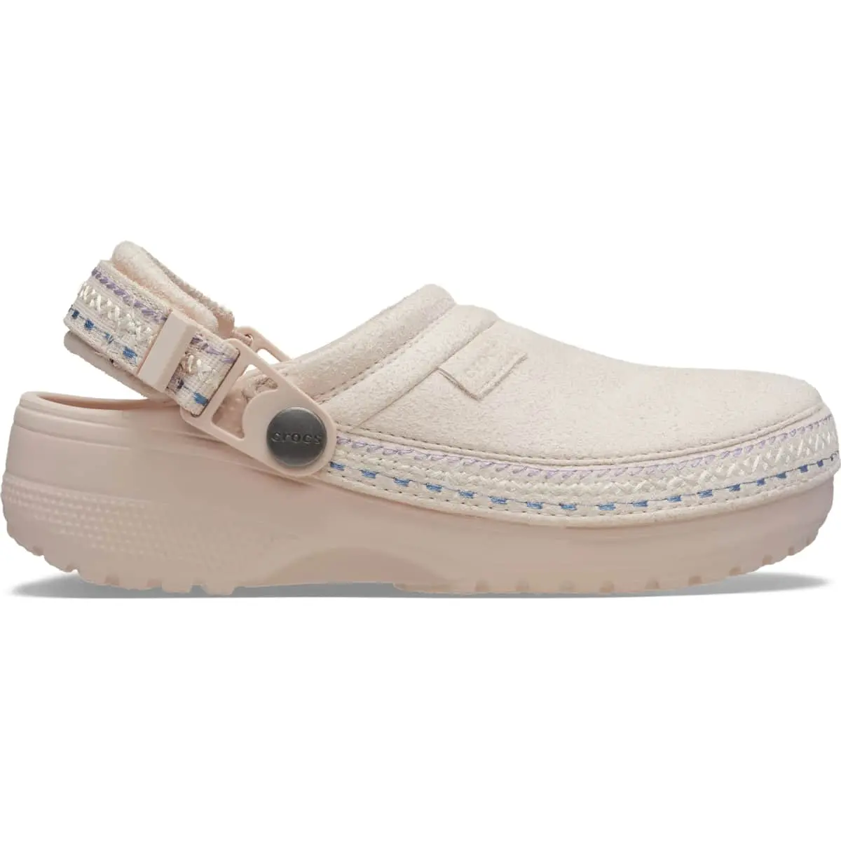 Crocs Kids' Crafted Vegan Suede Clogs with Stitched Accent