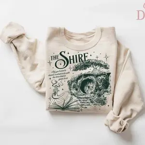 The Shire LOTR Sweatshirt For Fans Fantasy Book Lover Funny Second Breakfast Gift For Book Lover Bookish Gift Tolkien Sweatshirt