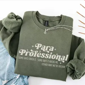 Paraprofessional Short Sleeve Sweatshirt , Para Teacher Assistant TEE, Teacher Aide, Chaos Coordinator