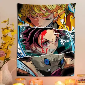 Anime Demon Slayer Printed Blanket Room Home Decor Decor Blanket  Comfortable, soft and warm gift for children and their families  Christmas gift DreamyDwell Textiles
