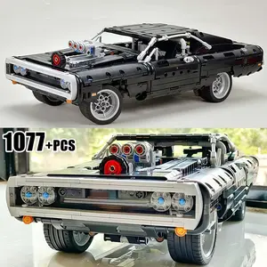 War Horse Muscle Car Model Kit, High Difficulty Adult Building Blocks Set, 1000+ Pieces, Creative Building Blocks, Perfect Gift for Racing Enthusiasts, Building Block Sets