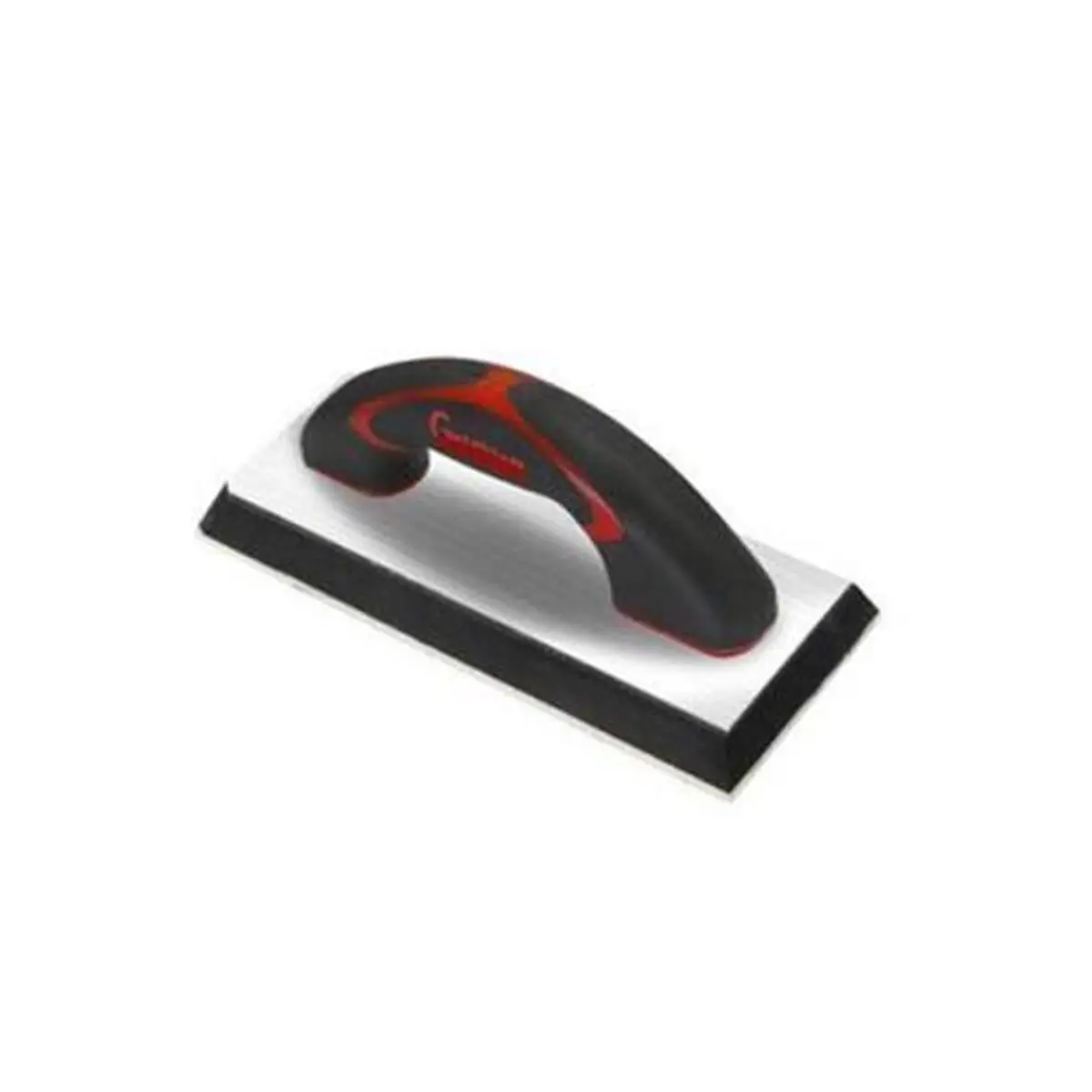 Goldblatt High-Quality Durable Reptile & Amphibian Sponge Rubber Float Cleaning Tool - Red, 9x4in, 0.62in Flat Shape, Soft Grip Handle, Aluminum Back, Pet Cleaning Tool