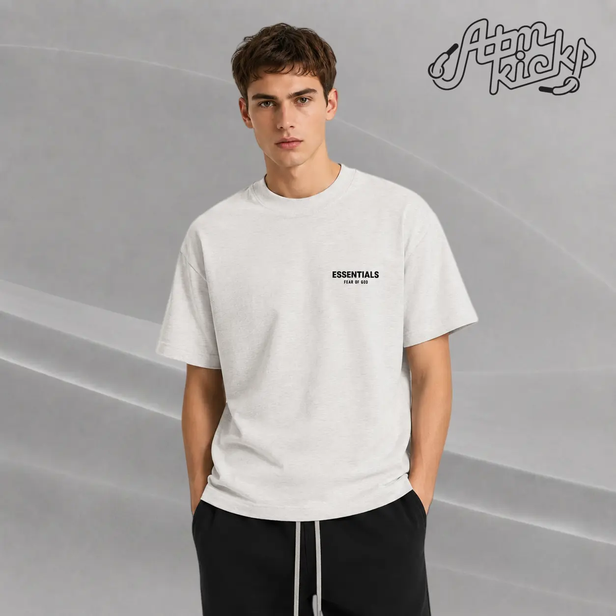 Fear of God Essentials Tee Light Oatmeal Authentic Brand New Fashion Streetwear Hypebeast Limited Gift