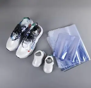 Shoe Shrink Bags, 11 x 19 inches PVC heat-shrink plastic sneaker wrap bags for shoe storage — keep dust and yellowing away for men and women.