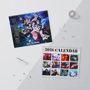 Jujutsu Kaisen 2026 Calendar, Jujutsu Kaisen Merch, JJK AnimeCalendar, New Year Calendar