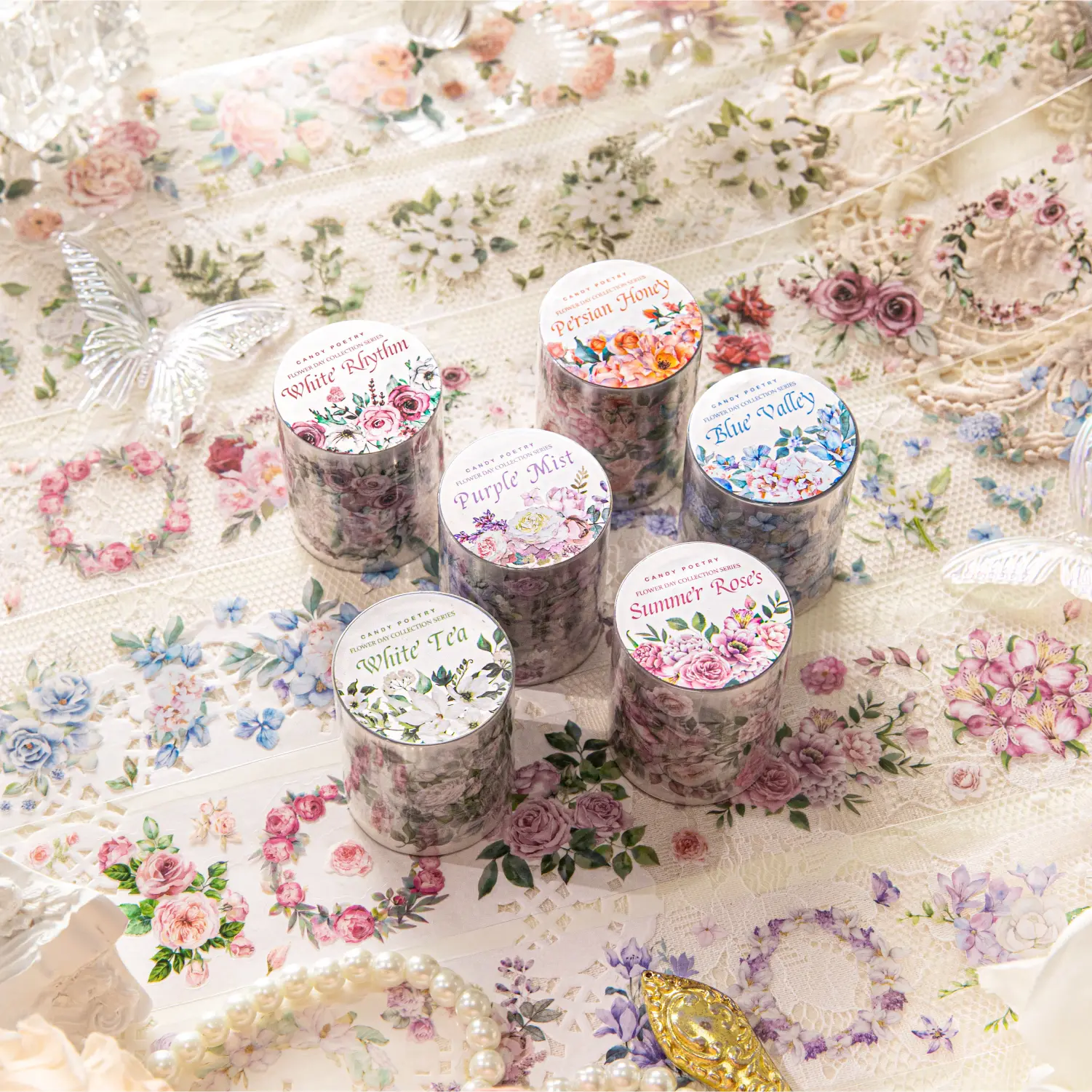 Candy Poetry PET Tape – Sweet & Playful for Journals & Crafts
