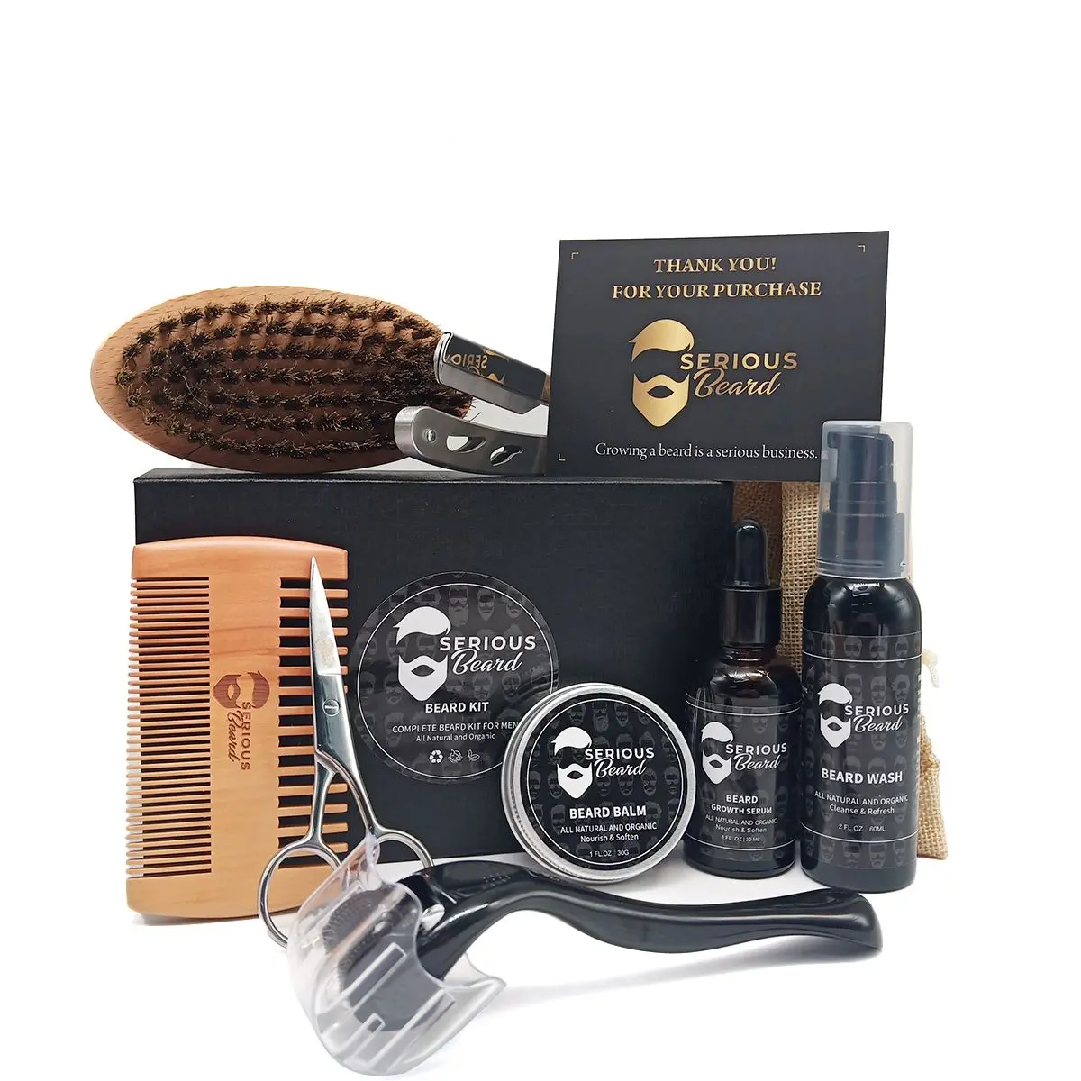 9 PIECE BEARD GROOMING KIT FOR MEN 9 PIECE BEARD GROOMING KIT FOR MEN