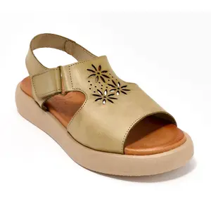 Hee Leather Perforated Sandals- Vaquetilla Hee Leather Perforated Sandals- Vaquetilla