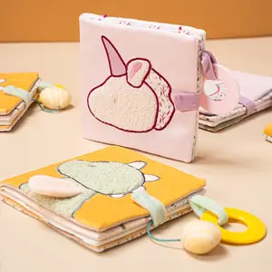 Baby Sensory Learning Cloth Book, Toddler Busy Book, Early Education Toy, Creative Baby Birthday Gift, Polyester Fiber Fabric Book, No Choking Hazard