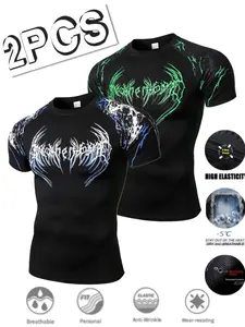 Women's Sporty Mesh Fabric Design T-Shirt, Fashionable Gym Wear Top, Breathable & Lightweight Activewear for Women