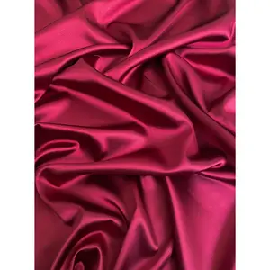 Cranberry Silky Stretch Satin
