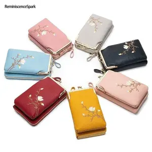 2026 New Women's Embroidered Phone Bag – Multi-Functional Crossbody Purse & Long Wallet, Stylish Versatile Fashion Bag for Daily Use, Travel & Casual Outings