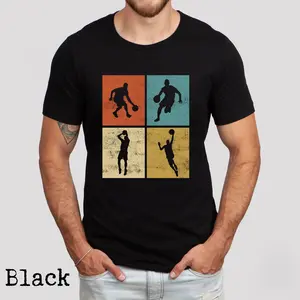 Millennial Nostalgia Basketball T-Shirt Black Summer Fandom Apparel Oasis Band Graphic Tee for Basketball Lovers and Players