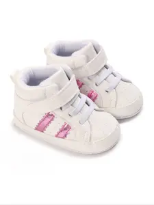 Baby Boys' High-Top Sneakers, Anti-Slip Soft Sole Shoes, Fashion Classic Color, Newborn First Walking Shoes, Durable Multi-Purpose Design, Kids Shoes