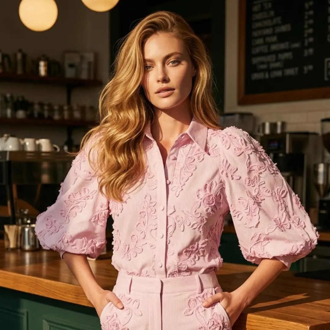 Blush Garden Blouse