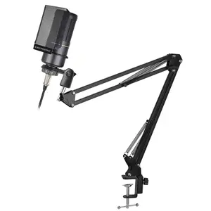 High-Fidelity Condenser Microphone Multifunction for Studio, Compatible with Mobile and PC, Ideal for Streaming, Podcasting, Singing, Recording, Voice Acting