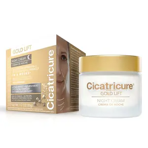 Cicatricure Gold Lift Anti-Aging Night Cream for Face, Single Pack,  with Peptides, Calcium, and Silicon, offering a lifting effect, nourishment, and facial contour - 1 Pack