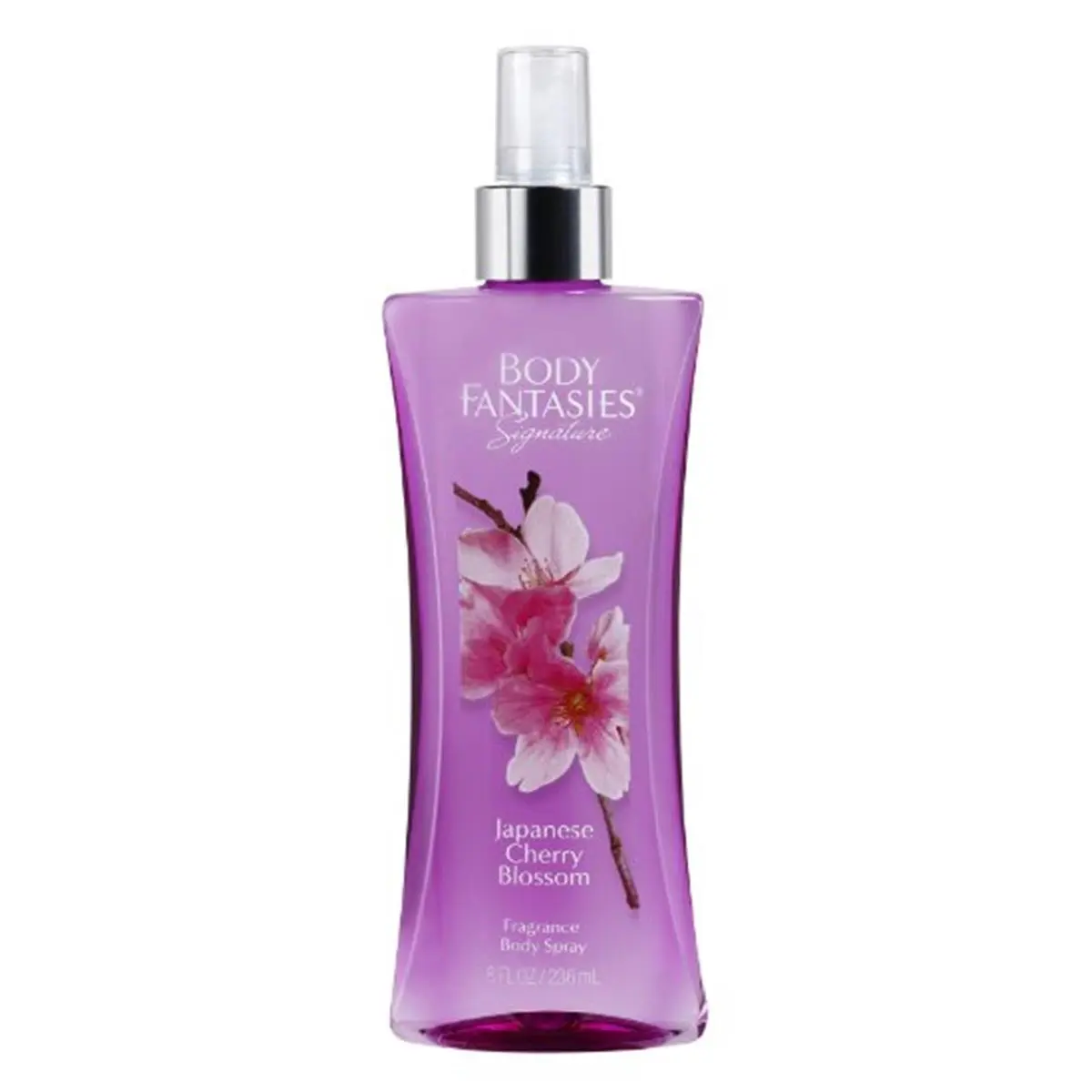 Ladies' 212 MAIN Light Body Fantasies Signature Japanese Cherry Blossom Fragrance - 8 oz Floral Oriental Blend with Creamy Vanilla Base, Sandalwood Depth, for Ladies' Use, 8Oz, Jasmine