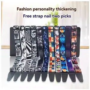 Guitar Strap Durable Adjustable for Bass Electric & Acoustic Guitars Guitar Accessories