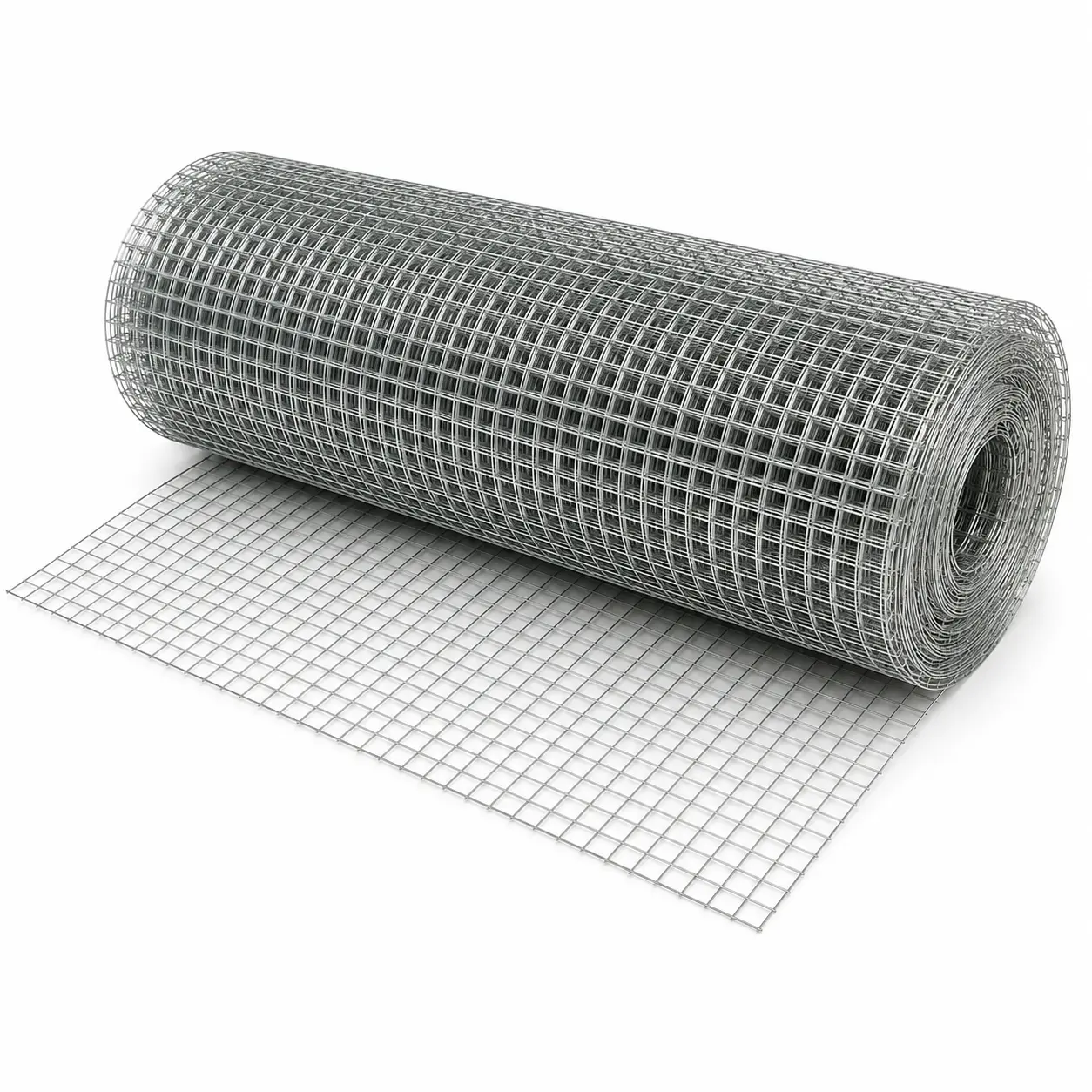 Galvanized Steel Welded Wire Mesh Roll, Rust-Resistant Privacy Fence for Garden, Farm Animal Enclosures, Garden Buildings, Privacy Fence Garden Buildings