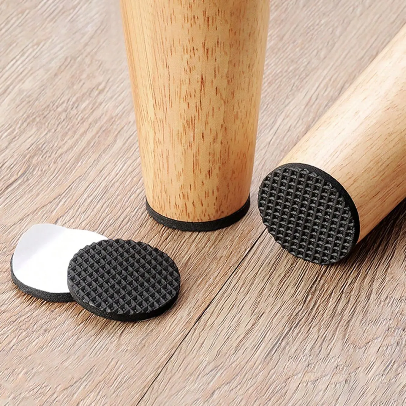 Furniture Leg Pad, Non-slip & Wear-resistance Furniture Leg Protector, Durable & Silent Bench Legs Protective Round Pad for Home & Office