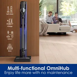 TINECO PURE ONE Station Pet Cordless Stick Vacuum Cleaner, Station with Self-Clean, ZeroTangle Brush for Pet Hair, Hard Floor, Carpet, Tile, Pet Grooming, Lightweight, Handheld Vacuum, Cordless Rechargeable, Floor Cleaning System