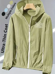 Womens Hooded Skin Coat with Limited Edition Print Loose Slim Fit Comfortable Breathable Lightweight QuickDrying SkinFriendly for Daily Commute Casual Outings Outdoor Trips Multiple Colors AllSeason Versatile Jacket Coat