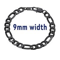 Smooth Figaro-9mm Width-Black