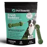 Brush Buddies All-Natural + Long Lasting Dental Treats for Medium Sized Dogs - 15 Count