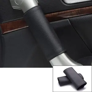 Car Grab Handle Cover,Soft Car Handle Protector,Car Grip Gloves, PU Leather Material,Interior Accessories for Most Cars,2Pcs