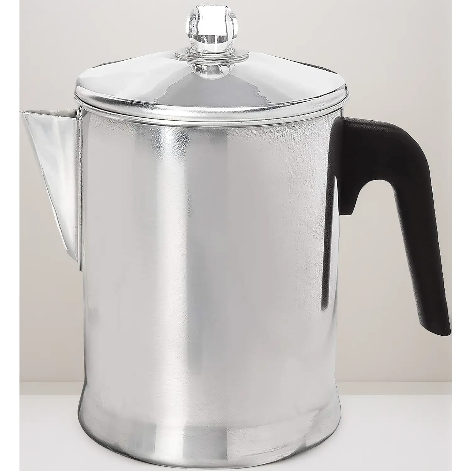 Primula Today Aluminum Stove Top Percolator Maker Durable, Brew Coffee On Stovetop, 9 Cup, Silver