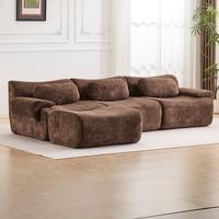 Chocolate - 3 Seater + 1 Ottoman (113.9“)