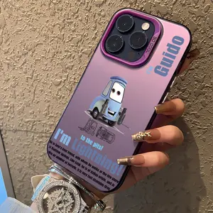 Cartoon Lightning McQueens Phone Case Suitable for iPhone 17 16e 16 15 14 13 12 11 Mini Pro Max Air X XR XSMAX 8 7 Plus Anti Fall Matte Back Cover