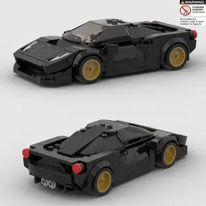 219 Piece Building Block Race Car Toy, Building Block Set, Building Blocks Model, Educational Assembly Model for Kids, Creative Game and Learning Gift, Fun Stem Learning Experience