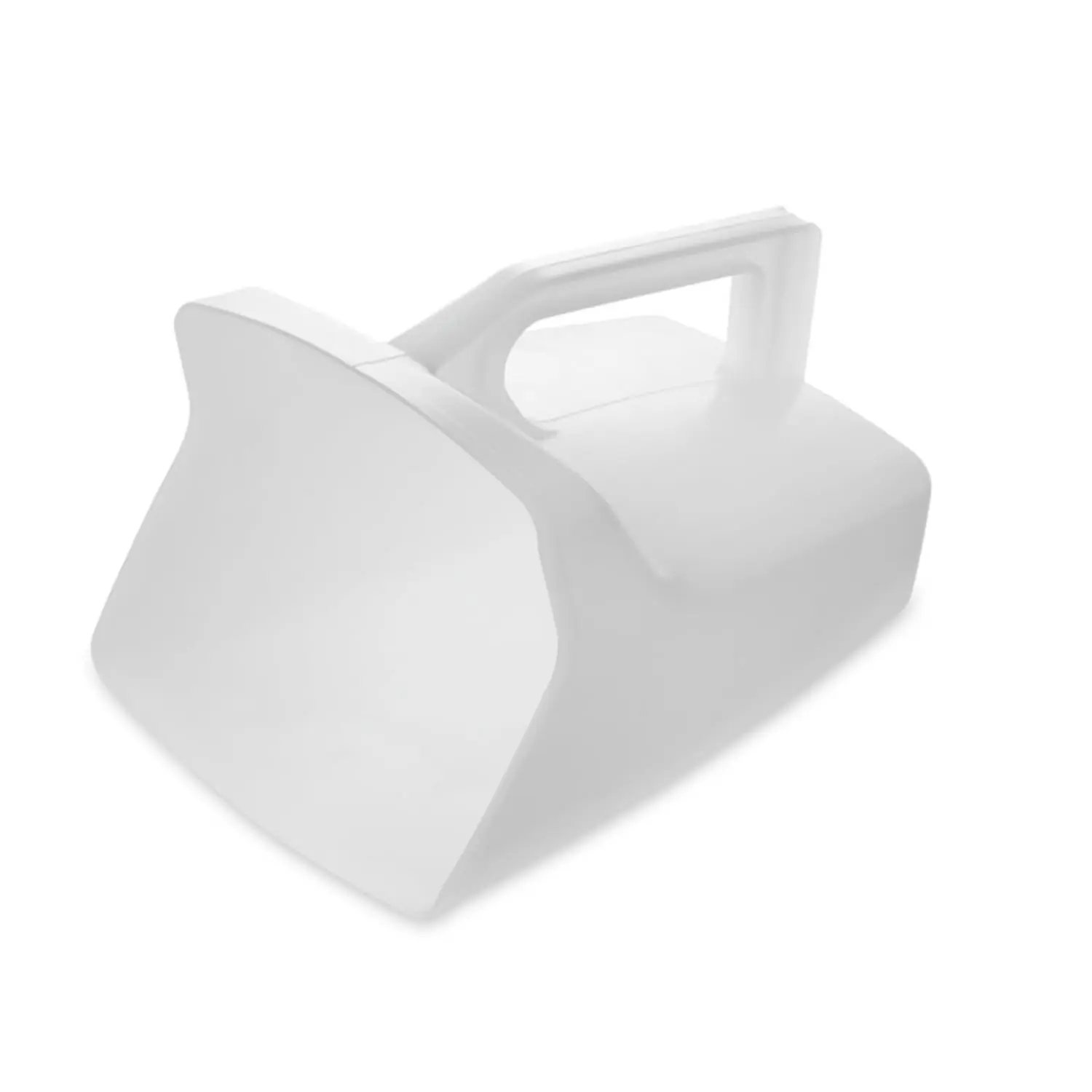 Food Service Utility Scoop - Large White Scoop for Ice, Dry Ingredients, Bar, or Kitchen Use