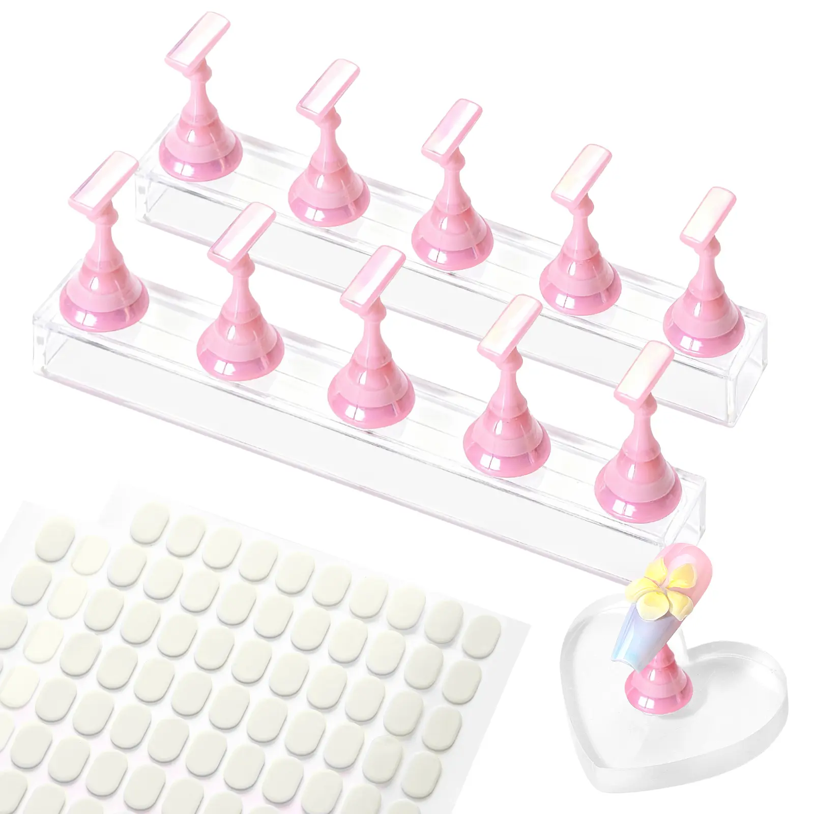 11pcs Nail Stand for Press On Nails
