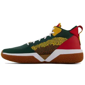 New Balance Dejounte Murray NB 2WXY My Home Mid-Top Retro Basketball Shoes for Men in Green and Red