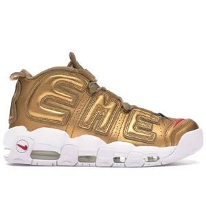 Nike Men's Air More Uptempo Supreme Suptempo Gold Basketball Shoes, from StockX