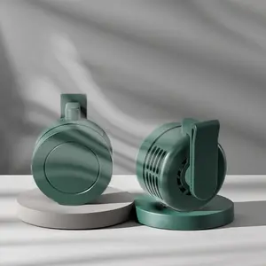 Portable Silent Mini Bladeless Electric Fan with Rotating Body and Three-speed Adjustable Silent Cooling, Clip-on Fan, Waist-mounted Fan, Suitable for Outdoor Travel and Office Use, Summer Gift