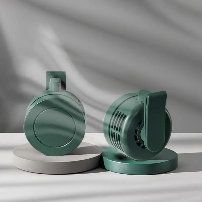 Portable Silent Mini Bladeless Electric Fan with Rotating Body and Three-speed Adjustable Silent Cooling, Clip-on Fan, Waist-mounted Fan, Suitable for Outdoor Travel and Office Use, Summer Gift #SummerWins #DealsForYouDays