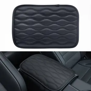 Universal Waterproof Leather Car Center Console Pad, Armrest Box Protector, Comfortable Decorative Accessories.