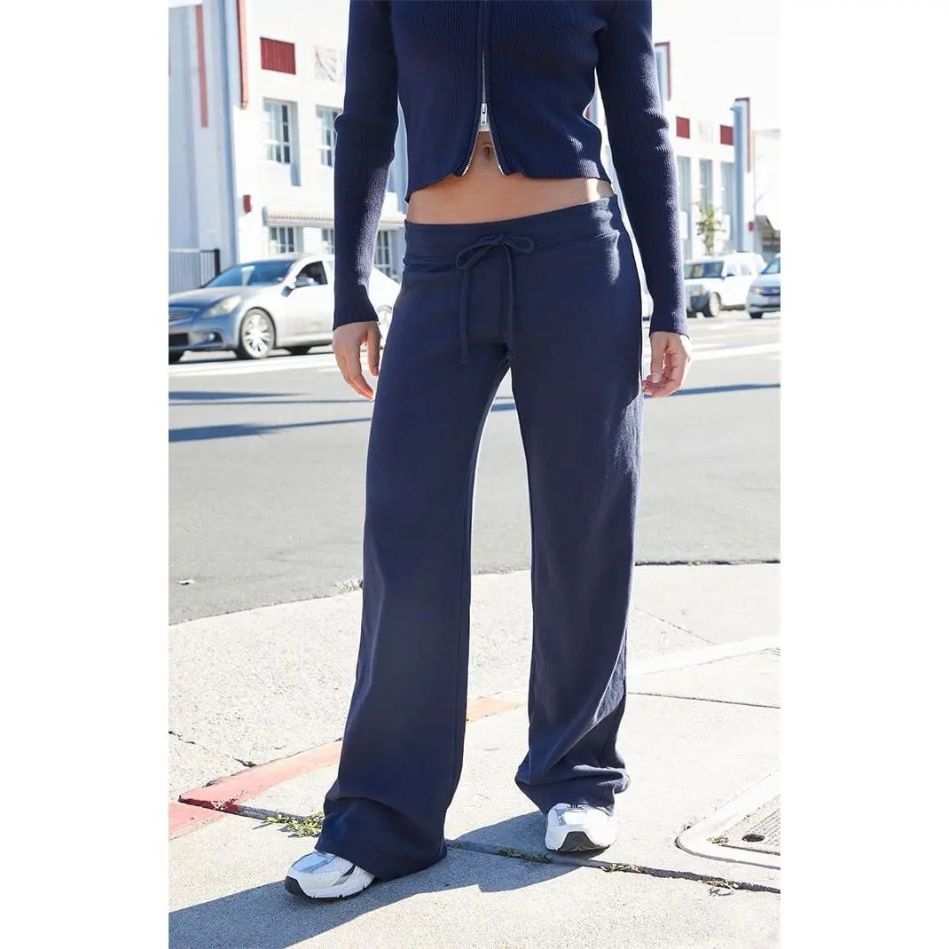 John Galt Women's Navy Hilary Baggy Sweatpants John Galt Women's Navy Hilary Baggy Sweatpants